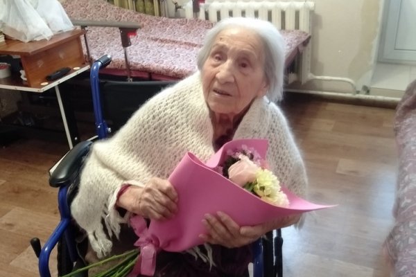 100-летний юбилей празднует ветеран Великой Отечественной войны Анна Епова 