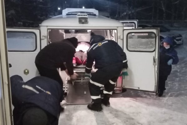 В Прилузье из леса эвакуировали обмороженного мужчину 