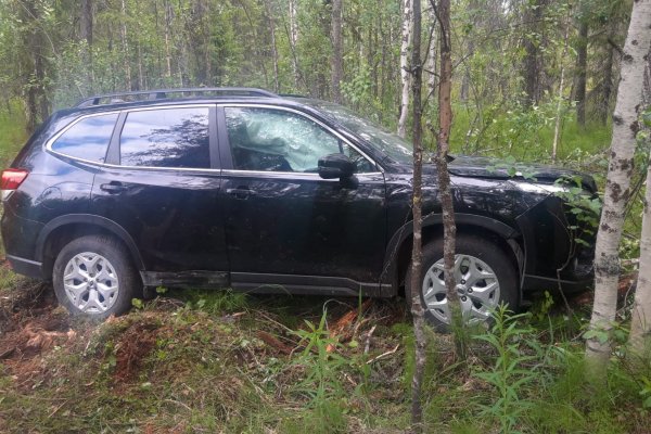 В Печорском районе водитель авто съехал в кювет