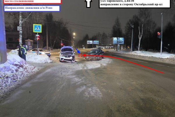 В Сыктывкаре нетрезвый водитель Nissan устроил ДТП и попал в спецприемник