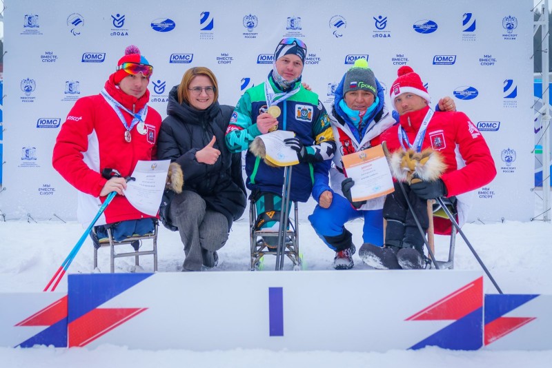 Иван Голубков завоевал серебро в биатлоне на Зимних играх паралимпийцев "Мы вместе.Спорт"