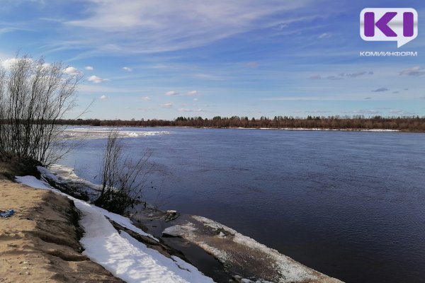 На реке Печоре в районе Шердино и Усть-Щугор интенсивность подъемов воды составляет 20-60 см в сутки  