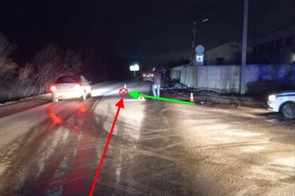 В Сыктывкаре пешеход погиб под колесами автомобиля 